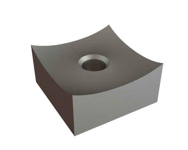 Cutting crown 40x40x20, Premium Line, M12 thread, Y version for Vecoplan Vecoplan VAZ (mittlere Baureihe)