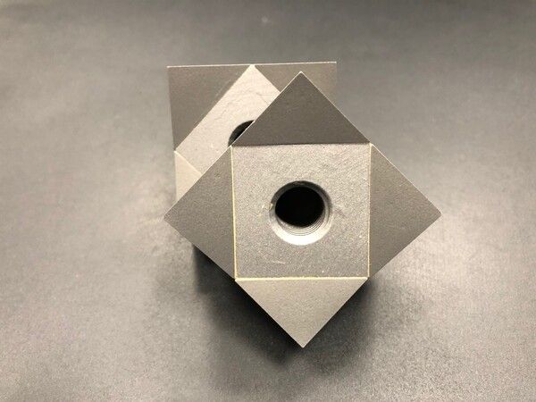 Cutting crown 40x40x23, Hybrid Line, cutting edge 12°, M12, carbide grade H4 for WEIMA America Inc. 