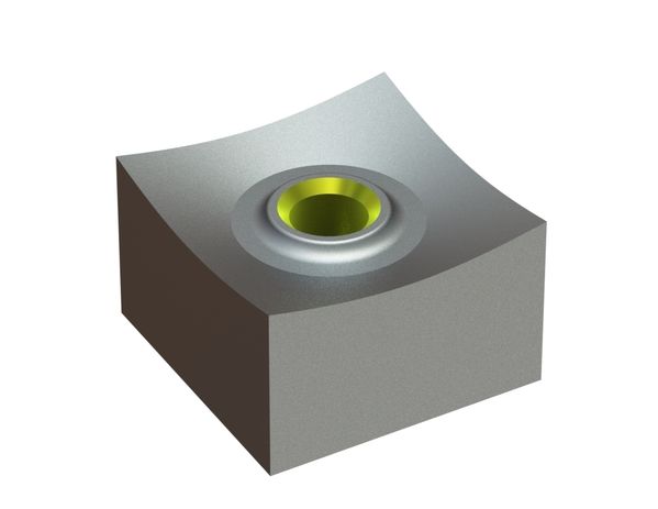 Cutting crown 40x40x25, Eco Line, M12 thread, X version 