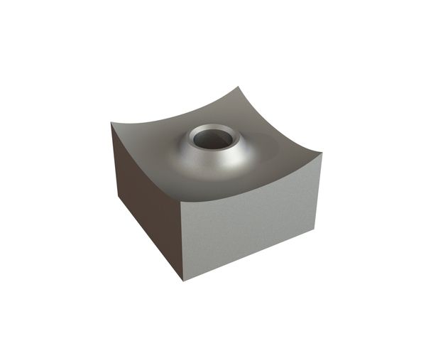 Cutting crown 40x40x25, Premium Line, M12 thread, X version for Genox Recycling Tech 