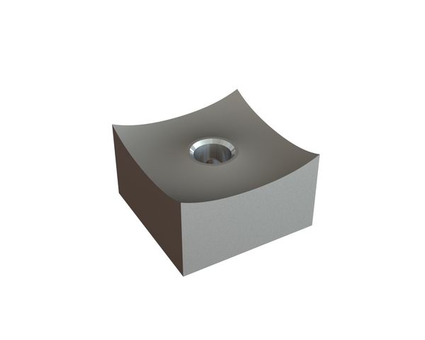 Cutting crown 40x40x25, PremiumCut, M12 thread, B1 version for Zeno Zerkleinerungsmaschinen 