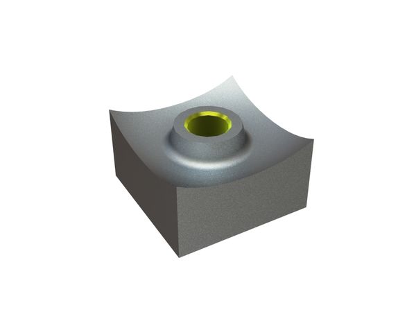 Cutting crown 50x50x30, Eco Line, M16 thread, X version for Amis | Zerma 