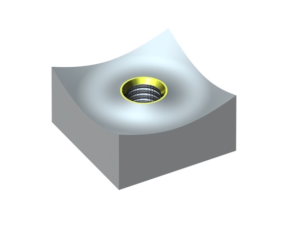 Cutting crown 60x60x30, Eco Line, M18 thread, X version for Vecoplan Vecoplan VAZ (mittlere Baureihe)