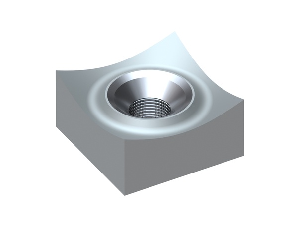 Cutting crown 60x60x30, Premium Line, countersunk hole for M18 thread, X version for Vecoplan LLC (Retech) Vecoplan VAZ 160/200