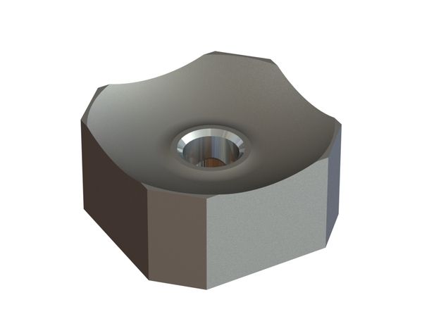 Cutting crown 60x60x30, Premium Line, M18 thread, X version for Vecoplan 