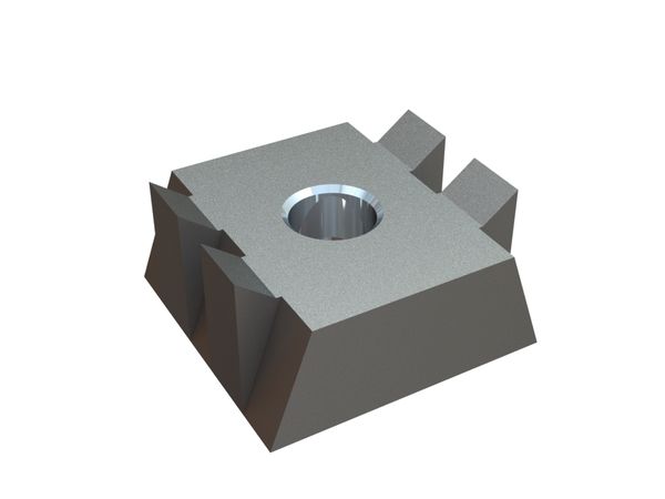 Cutting crown 60x60x30, Premium Line, M20 thread, X version 