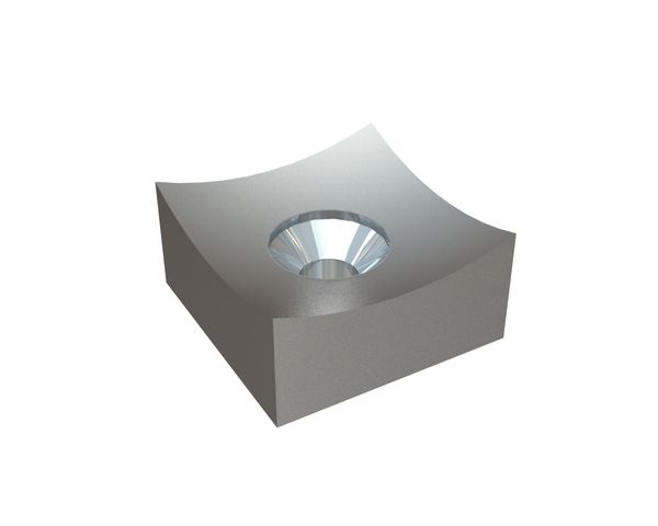 Cutting crown 60x60x30 PremiumCut, 1 countersunk hole, Y version for Bano Recycling s.r.l. 