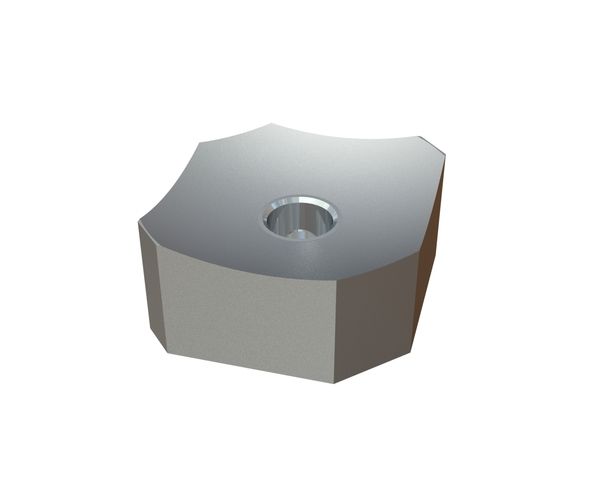 Cutting crown 60x60x30, PremiumCut, M18 thread, X version for Vecoplan LLC (Retech) Vecoplan VAZ 2500