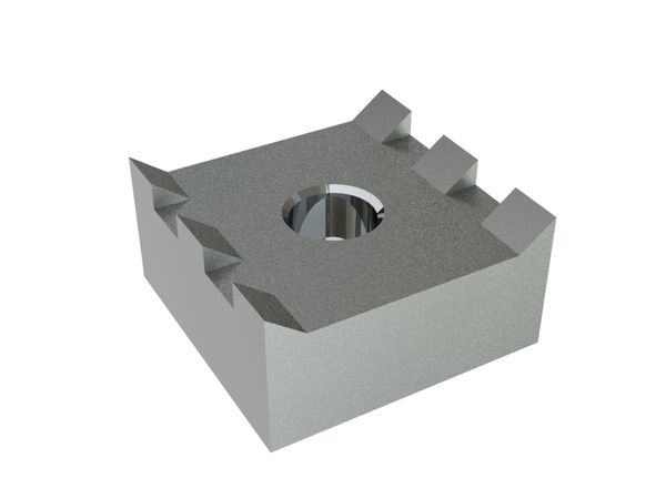 Cutting crown 60x60x30, PremiumCut, M20 thread, X version for Rudnick & Enners 