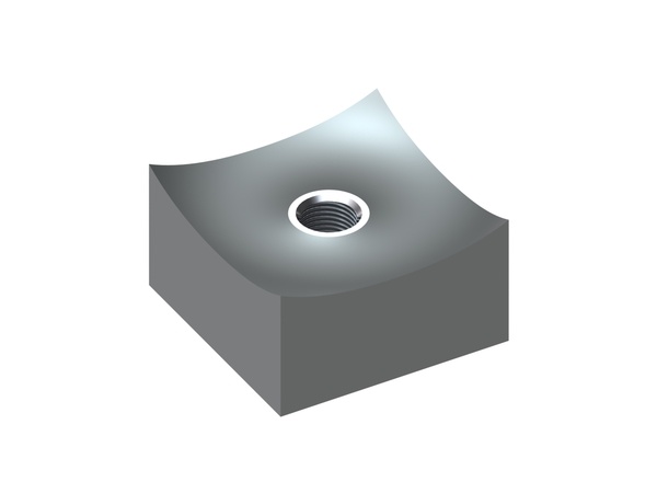 Cutting crown 80x80x45, PremiumCut, M20 thread, X version for Vecoplan LLC (Retech) 