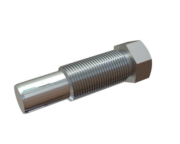 Einstellschraube 147mm lang Sechskantkopf Schlüsselweite 46 für Lindner Recyclingtech Lindner Jupiter