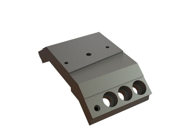 Fastening plate for knife holder for Lindner Recyclingtech Lindner Komet 1100 (A)