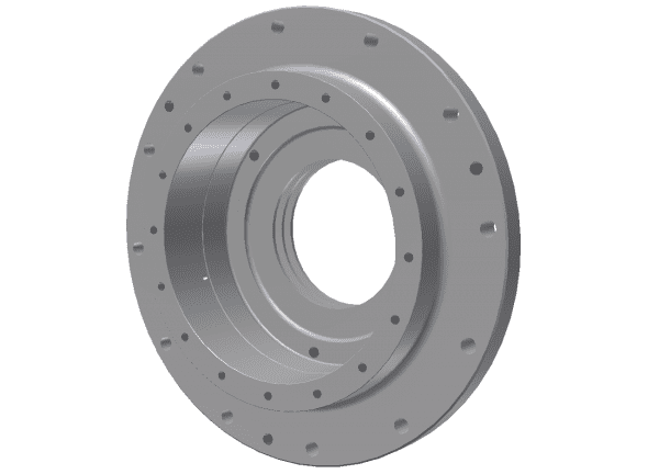 Flanged bearing housing Ø300 for rotor, locating and floating bearing for Vecoplan Vecoplan VAZ