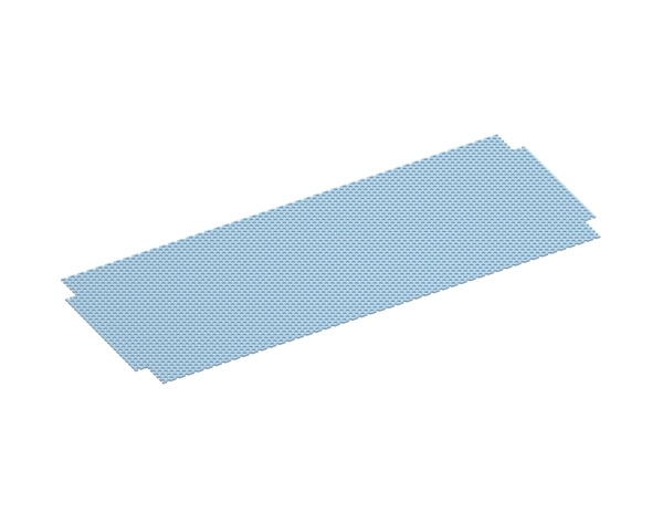 Flat screen plate, width 341, screen plate thickness t=3, perforation Ø6, ligament 4 for Wipa Werkzeug- und Maschinenbau GmbH 