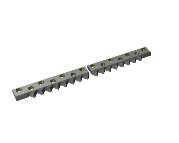 Gegenmesser 2-tlg. 973x94x32 Eco line Ausführung 40, B1-Variante für Zeno Zerkleinerungsmaschinen 