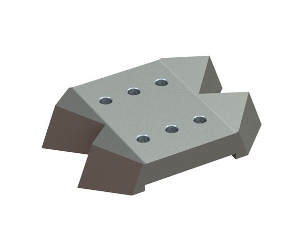 Gegenmesser 209x295x64 Premium Line B1-Variante 