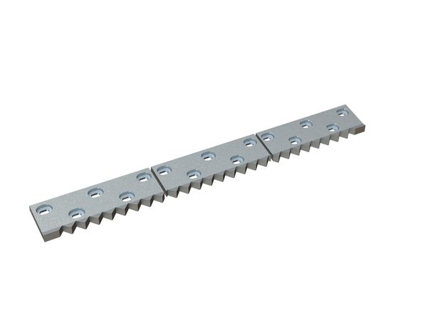 Gegenmesser 3-tlg. 1396x155x32/26 Premium Line für Zeno Zerkleinerungsmaschinen 