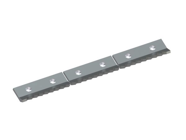 Gegenmesser 3-tlg. 960x114x35 Premium Line, 6 Senkbohrungen, B1-Variante für Weima Maschinenbau GmbH 