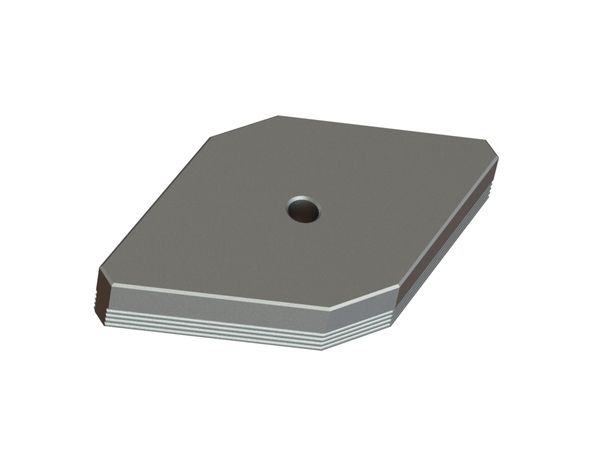 Gegenmesser 336x188x68 PremiumCut, X-Variante für Meccanica Molinari 