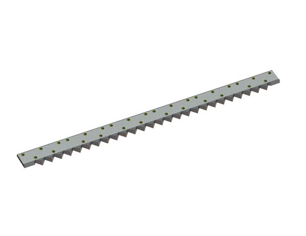 Gegenmesser 6-teilig 2993x208x46/30 StandardCut, B1-Variante für Zeno Zerkleinerungsmaschinen 