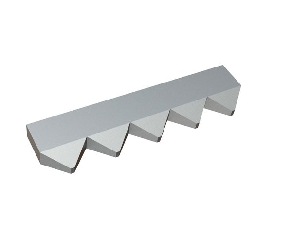 Gegenmesser Mitte 318x78x25 Premium Line Ausführung 60, W-Variante für Vecoplan 