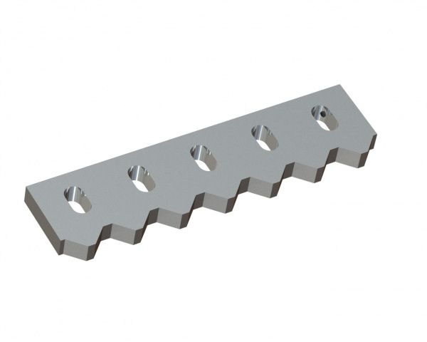 Gegenmesser Mitte links 454x115x28 Premium Line, Ausführung 60, X-Variante für Vecoplan 