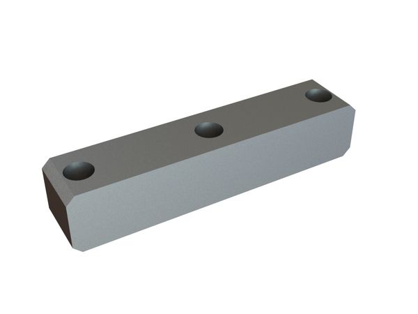 Gewindeblock 3xM30 Gewinde für MeWa | Ehehalt | Andritz MeWa | THM Recycling Mewa Alpha Cutter