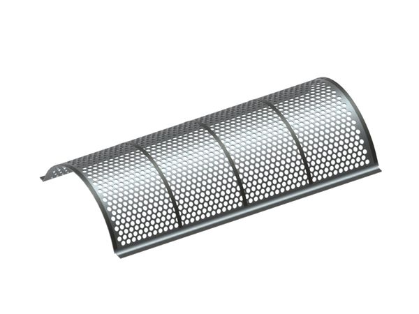 Griglia con larghe 1046 breit, spessore t=4 per THM Recycling 