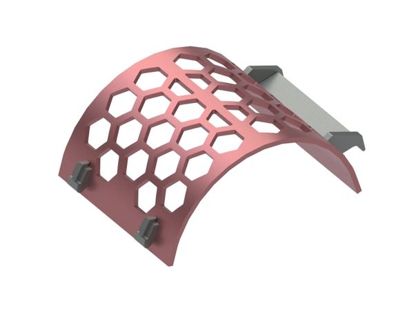 Griglia con larghezza 497, spessore t=10 per Lindner Recyclingtech 