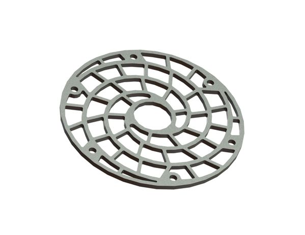 Griglia di taglio Ø430x12 foratura 40, ponticello 8 Creusabro 