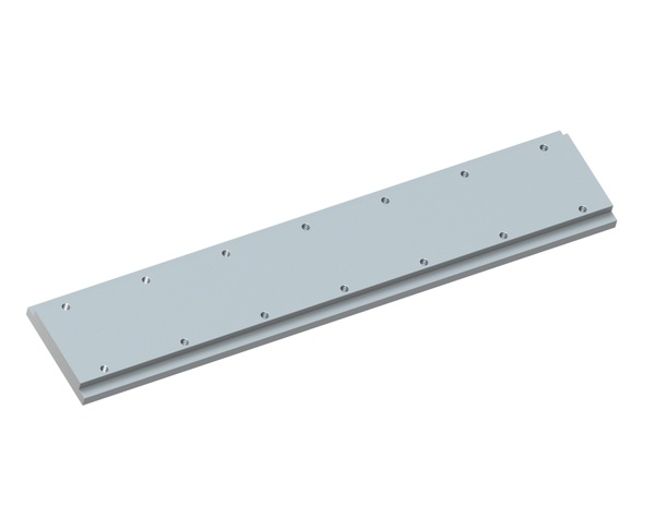 Guida raschiatore 1270x250x45, 14x M20, AVZ 110-130, acciaio strutturale 