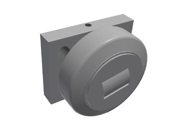 Guide left counter knife traverse version with combined bearings for Vecoplan Vecoplan VNZ