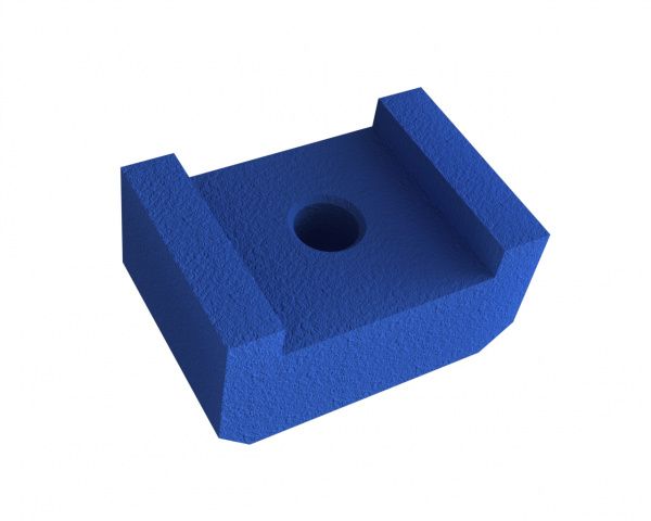 Guide short 44x30x22, M10 thread for MeWa | Ehehalt | Andritz MeWa | THM Recycling Mewa UG 1608