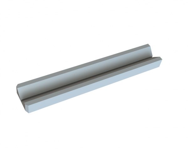 Guide strip 1040x180x80 for Artech Recyclingtechnik GmbH 