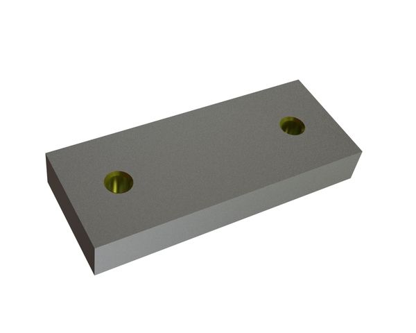 Hackmesser 194x78x28, StandardCut, 2x M16 Gewinde, Y-Variante für Amni Maschinenbau GmbH 