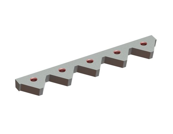 Hackmesser 399x66x25 5 Zähne für Eldan Recycling 