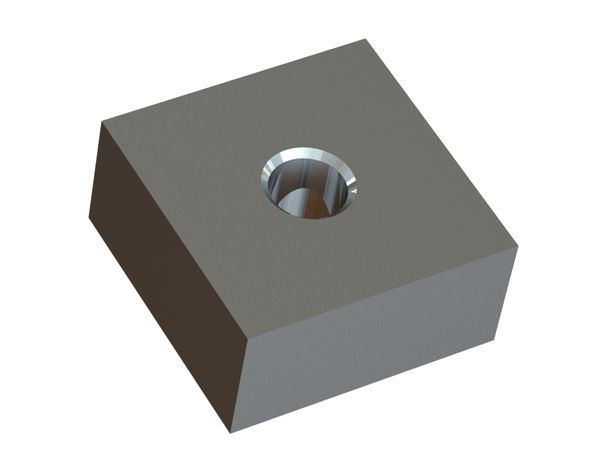 Hackmesser flach 80x80x38 Premium M24 Gewinde, X-Variante, 4-Eck für Weima Maschinenbau GmbH 