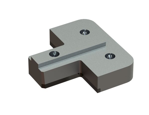 Hackmesser T-förm 195x182x50 3xM24 Gewinde für Hosokawa Alpine AG 