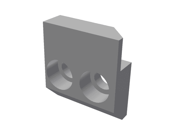 Holder above left for Vecoplan LLC (Retech) Vecoplan VVZ 250 Hurricane