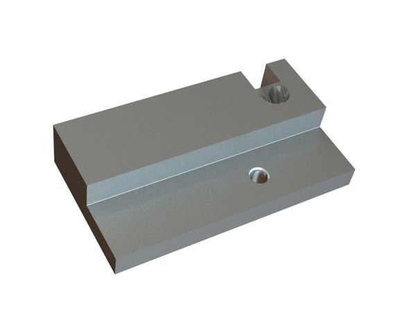 Holder left 165x90x33, slotted hole 20x25, weldable for Vecoplan Vecoplan VAZ 160/200