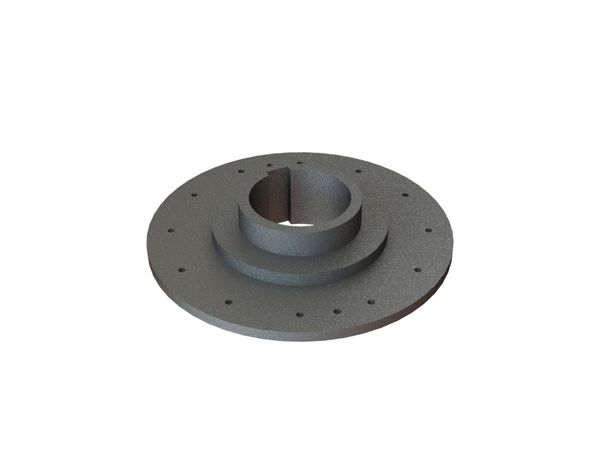 Hub Ø450/148x100, position zéro 10° pour Görgens Mahltechnik 