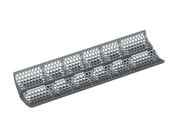 Jeu de paniers de criblage 2x6 pièces, largeur 2926 mm, épaisseur de tôle perforée t=10 pour Vecoplan Vecoplan VVZ 300