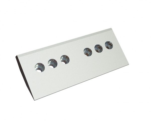 Klemmleiste Mitte rechts 387x170x48 6 Senkbohrungen für Vecoplan  Klemmleiste Mitte rechts 387x170x48 6 Senkbohrungen für Vecoplan