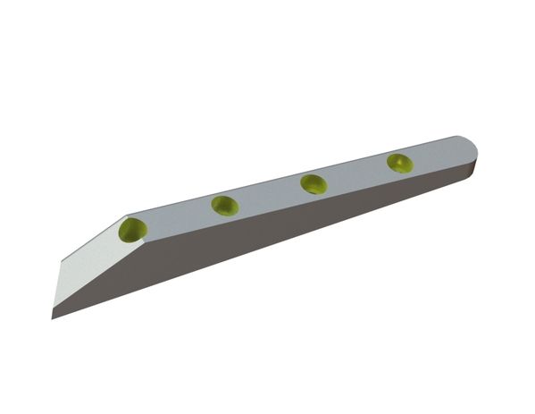 Kneading bar 240x35x20 Eco Line, 4 countersunk holes Ø8.5/Ø13.5 for Wipa Werkzeug- und Maschinenbau GmbH 