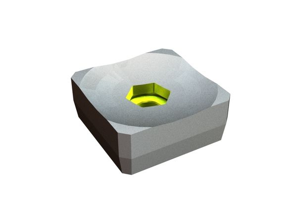 Knife 110x110x56 Eco Line, hole Ø25 with hexagonal countersink, B1 version for UNTHA America Untha XR 3000