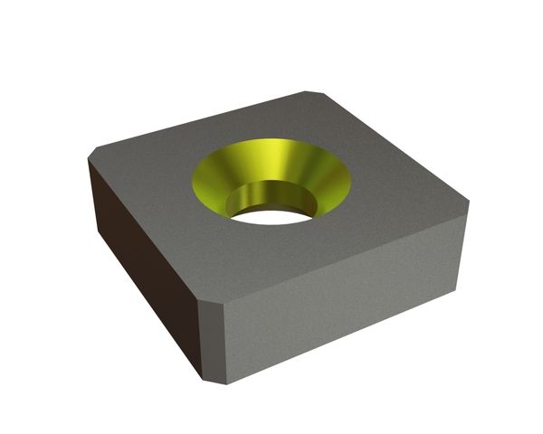 Knife 145x145x47 Eco Line, countersunk on both sides, Y version for Lindner Recyclingtech Lindner Jupiter