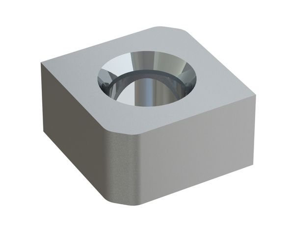 Knife 37x37x20 Premium Line counter-sunk holes Ø18/Ø23/60° for UNTHA America Untha MR 2000
