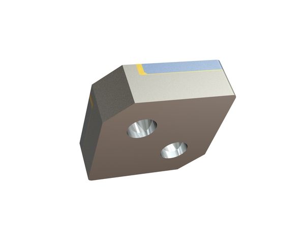Knife 49x49x18, Hybrid Line, cutting edge 90°, carbide grade H4, 2x countersink 30° 