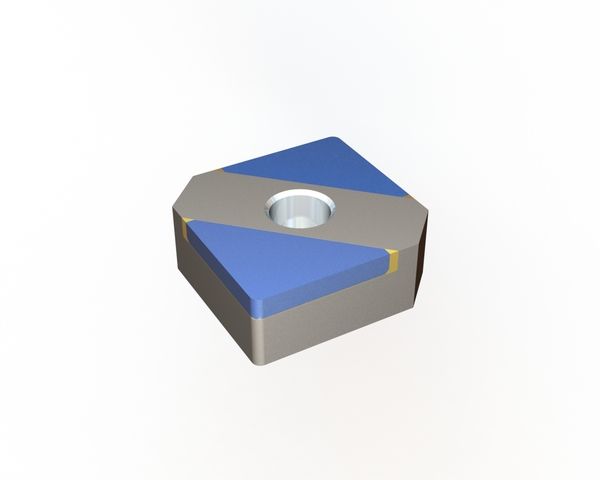Knife 49x49x18, Hybrid Line, cutting edge 90°, M16, carbide grade H4 