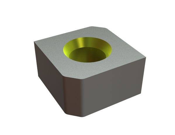 Knife 54x54x30 Eco Line 1 counter-sunk holes, X-version for UNTHA America Untha MR 2000